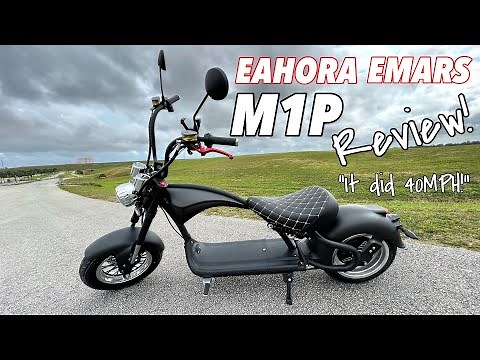 Eahora Emars M1P - [Full Review] - Chopper Style Electric Scooter/Bike!