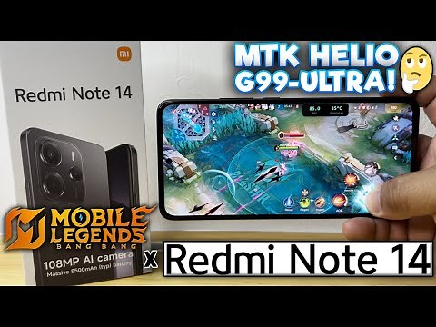 Mobile Legends: Bang Bang Game test on Redmi Note 14 | MediaTek HELIO G99 Ultra! | MAX SETTINGS?!