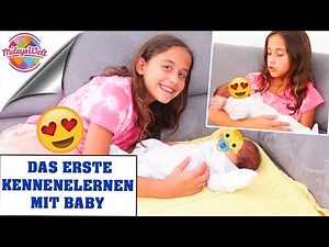 DAS ERSTE KENNENLERNEN mit BABY 👶 LIVE REAKTION - Mileys Welt