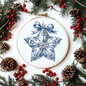 Delft Blue Ornament Digital Cross Stitch Pattern PDF, Instant Download, Pattern Keeper, Beginner Friendly - Etsy