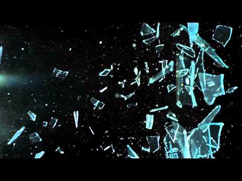 Shattering Glass Pane with Slingshot in Slow Motion Slow Mo HD Video Catapult Band and Glass Shards