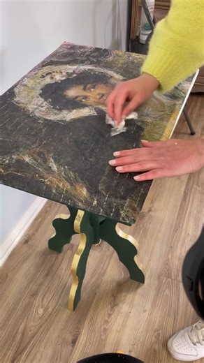 I rescued this table from the trash - Furniture ASMR ￼ | Kaćha Furniture