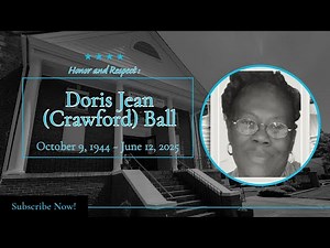 Fisher Memorial Funeral Parlor is live: Homegoing Service for Doris Jean (Crawford) Ball