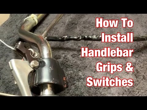 How To Install Handlebar Switches & Grips-Vintage Motorcycle Restoration Project:Part 76
