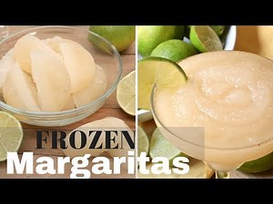 Easy Frozen Margaritas (Blender Margarita Cubes)