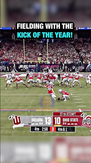 Jayden Fielding Kick of the Year! 🤯 #nfl