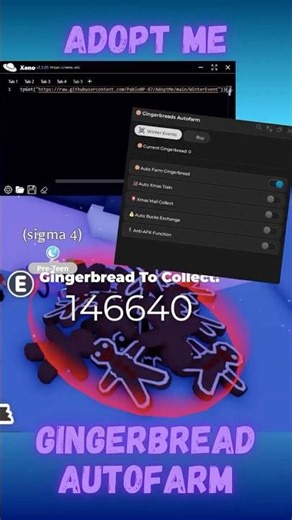 Adopt Me Script | Gingerbreads Autofarm #scriptadoptme #adoptme #adoptmescript #adoptmeroblox