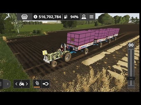 Farming Simulator 19 || Indian Tractor Mod Big Trolley Heavy Loaded