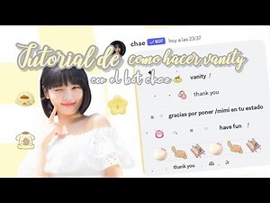 ๑ Tutorial de como hacer Vanity con el bot "chae" ☆