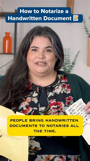 National Notary Association on Instagram: "Handwritten documents show up at notary appointments all the time — IOUs, letters, notes… even napkins. 📝 But without a notarial certificate, nothing can be notarized. Before you proceed, always confirm what type of notarization is required so the correct certificate can be attached. No certificate = no notarization. If you’ve ever been handed a handwritten document and told “it’s basically a contract,” this one’s for you. #NotaryTips #NotaryPublic #No