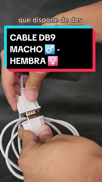 Cable DB9 Hembra-Macho: Conexiones Rápidas y Seguras