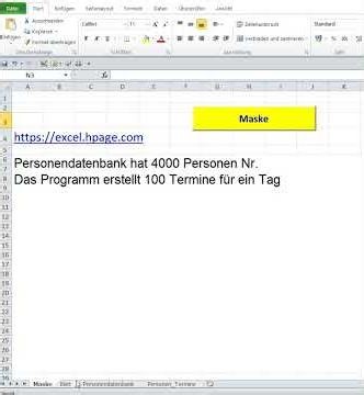 Datei Aufbau Terminkalender mit Bildern in Excel VBA