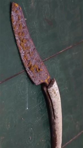 Restoring a Severely Rusted Cutting Knife
