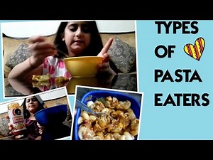 Types of pasta eaters| RITU ARTS.