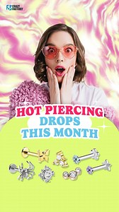 Neuer Monat, neue Piercing-Laune. Mehr als 200 frische Piercings sind gerade gedroppt, von smoothen Flatback Labrets bis zu goldenen Floating Bananas und Kristall-Details, die einfach gut aussehen 🔥 Den kompletten Drop findet ihr hier: https://www.crazy-factory.com/go?NQLI . New month, new piercing mood. More than 200 fresh piercings just dropped, from smooth flatback labrets to gold floating bananas and crystal details that sit just right 🔥 The full drop’s waiting at https://www.crazy-factory