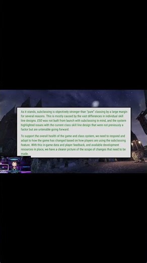 🔥 ESO Balance Problem: Pure Class vs Subclass Isn’t Equal! #ESO##ESOBalance#ESOReaction##GamingNews