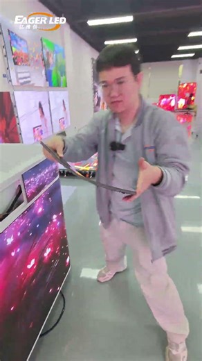 This cabinet can also be used for hide-and-seek.#eagerled #leddisplay #ledscreen