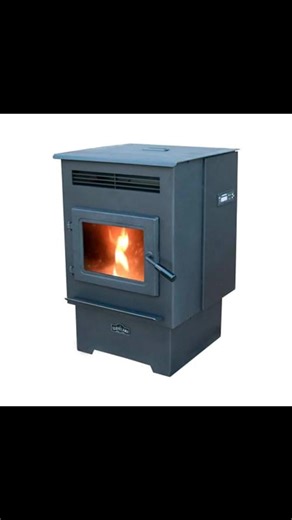 Stay warm this winter with the Cleveland Iron Works No.200 Medium Pellet Stove! Efficiently heating up to 1200 sq. ft., this stove is perfect for cozying up your space. What's your favorite way to enjoy a warm evening at home? | Cozy Fireplace Space