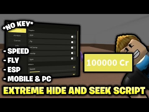 Hide And Seek Extreme Script *NO KEY* - Speed, Fly, ESP & More! (Mobile & PC) ⭐
