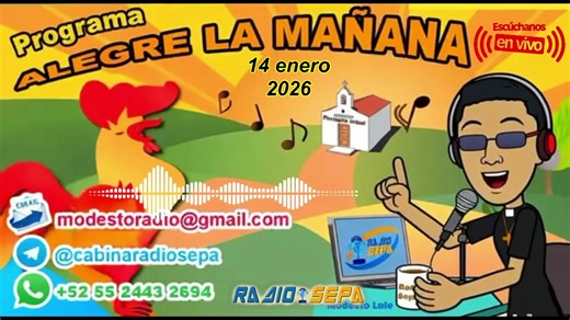 Hoy MIÉRCOLES 14 de enero del 2026 . ESCÚCHANOS 24 HORAS en ANDROID descarga y ejecuta: https://305streamhd.com/store/apps/com.apparaturadio.radiosepaenUS/app-release.apk Para IPHONE en su tienda se descarga: https://apps.apple.com/mx/app/radio-sepa/id1481147904 Nuestra página OFICIAL es: https://radiosepa.com/ Tune in: https://tunein.com/radio/Radio-Sepa-s123984/ También aquí http://.emisoras.com.mx/sepa/ | Modesto Radio