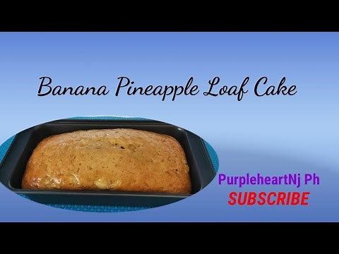 Banana Pineapple Loaf Cake Recipe