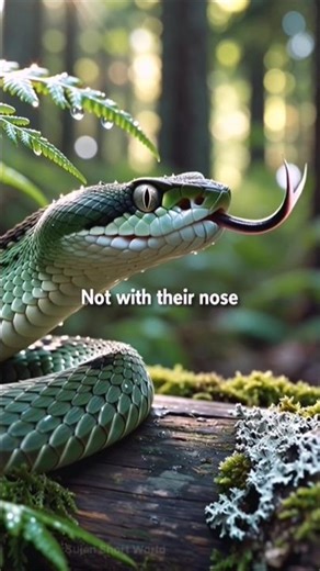Snakes Don’t Smell With Their Nose?! 🐍 Mind-Blowing Animal Fact #shorts