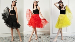 Petticoat Underskirt for Women 1950 Vintage Retro Half Slips