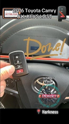 Programming a new smart key for a Toyota Camry in Harkness, Victoria by Extra Car Keys #locksmith