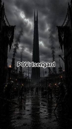 POV: Isengard 🐺⚔️#Isengard #MiddleEarth #LordOfTheRings #LOTR #Tolkien