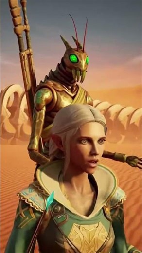 Thri-Kreen Insect Warriors #fantasymonsters #insects #shorts