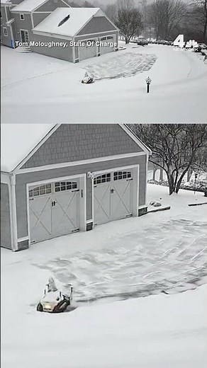 Robot at work: Autonomous snow blower clears NJ driveway | NBC New York