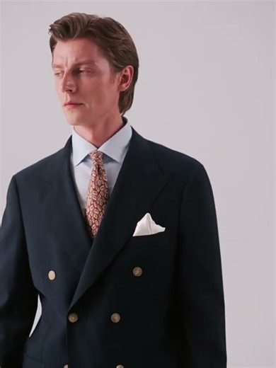 New men's pure wool business casual suit jacket double-breasted men's single-breasted suit2512102