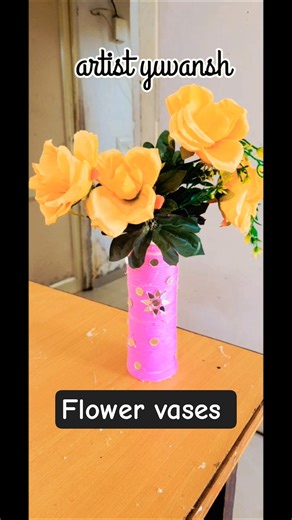 ponds poweder box reuse idea #diy 🌼🌸flower vase making