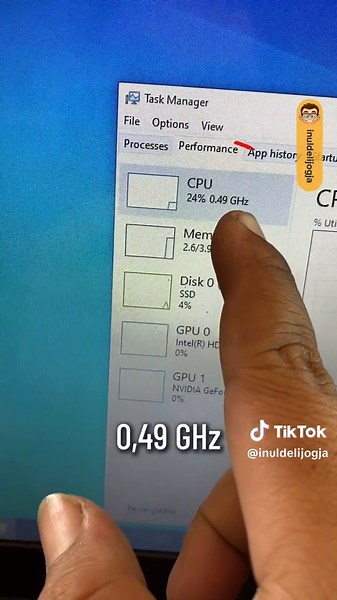 Solusi CPU Stuck 0.49 GHz pada Laptop