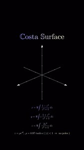 55K views · 1.6K reactions | The Costa surface is a remarkable...