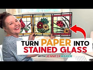 How To Make Stained Glass Using Paper: Faux Decor Made Easy!