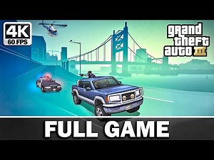 GTA 3 – Gameplay Walkthrough FULL GAME All Missions | 4K 60FPS Xbox Series X | No Commentary