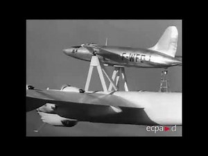 French prototype SNCASO SO-M1 launched from a Heinkel He 274 (c1949)