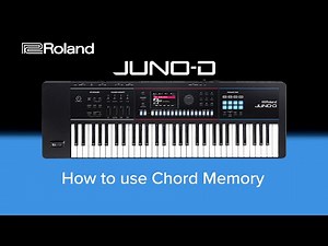 Roland JUNO-D - How to use Chord Memory