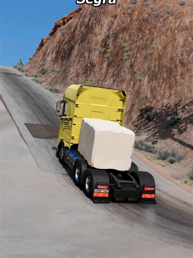 20 Tons Climbing Test in BeamNG Drive