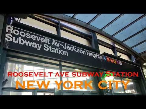 Jackson Heights - Roosevelt Ave Subway Station | NYC Subway POV 🚇