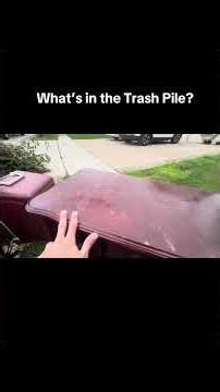 What’s in the Trash Pile? #dumpsterdiving #trashpicking