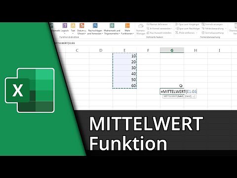 Excel Mittelwert Funktion | =MITTELWERT() ✅ Tutorial