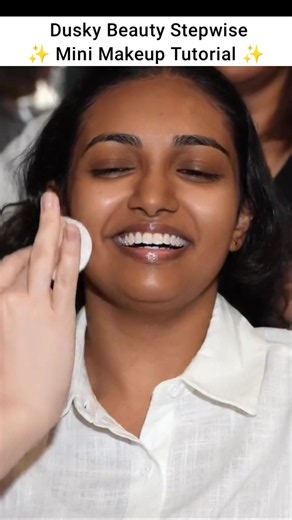 Dusky skin makeup by- brushtoface | subtle glowy makeup on dusky skin #shorts #glowyskin #dewy #glam