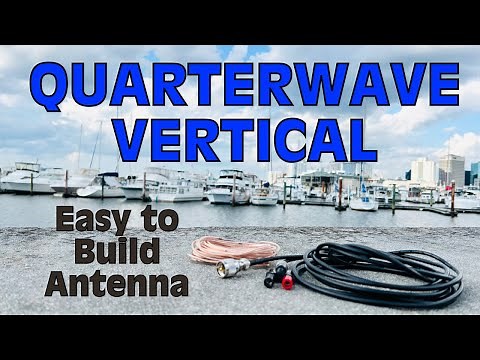 Easy to Build Quarterwave Vertical Antenna