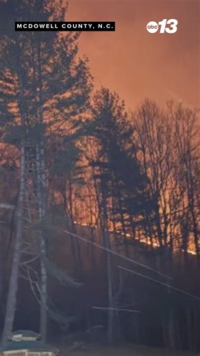 12K views · 66 reactions | As of Wednesday night, the wildfire north of Marion, N.C. is at 52 acres and is 90% contained, according to a McDowell County Emergency Management press release. Click here to read more: https://bit.ly/4hUYhrD | WLOS ABC 13 | Facebook