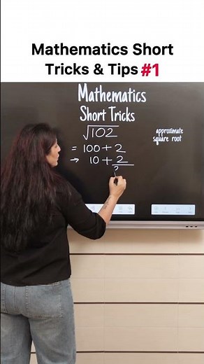 🚀 Master Maths in Minutes!Approximate square roots √102 #QuickTricks #mathematics #inshort