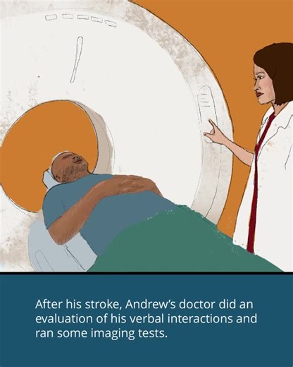After a stroke impacted the expressive area of his brain, Andrew was diagnosed with aphasia, the partial or complete loss of the ability to express or understand spoken or written language. Learn more about the condition here: https://msdmnls.co/3Xw6ivE | MSD Manual Consumer