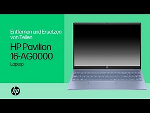 Entfernen und Ersetzen von Teilen | HP Pavilion 16-AG0000 Laptop | HP Computerservice | HP Support