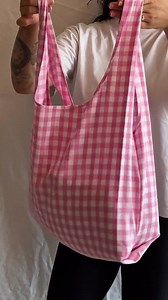Foldable Reusable Shopper Tote Bag With Pocket: PDF Sewing Pattern With Video Tutorial - Etsy
